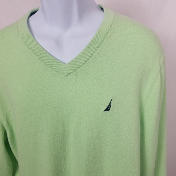 Mens NAUTICA Navtech V-neck Sweater - Picture 5 of 9